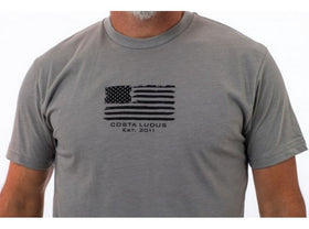 Costa Ludus Costa #11 Flag Tee - Stone Grey/Black