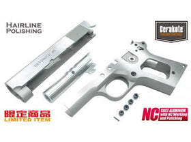 Guarder Aluminum Kit for MARUI DETONICS.45 -2016 New Version (Cerakote Sliver/Hairline Polish/Early Marking)