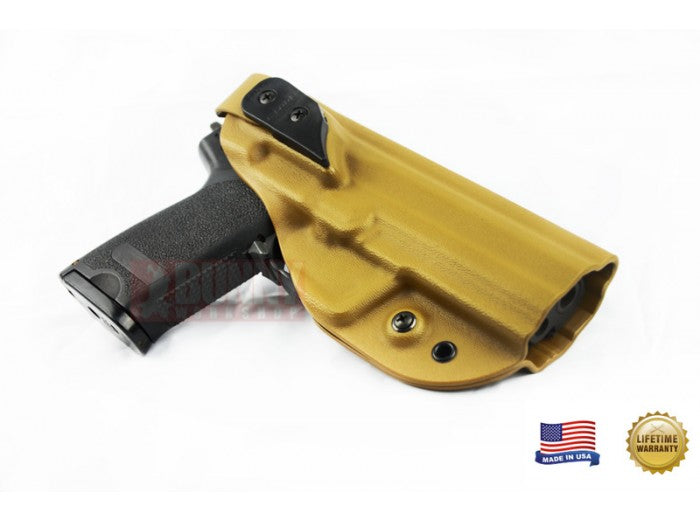 【G-CODE】 XST カイデックスホルスター HK45用　実物 ジーコード Airsoft-G-CODE-Standard-XST-Kydex-Holster-TAN-Right-HK45-USP-45