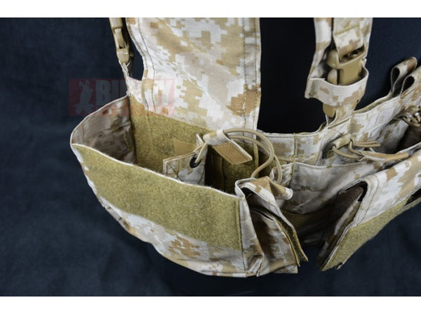 May Flower - RECCE CHEST RIG (HK417)  (Desert Digital)