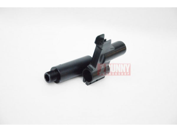 Hephaestus - Steel Front Sight Block (Type A) with 14mm- Barrel Adapter for GHK/LCT AK Series
