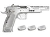 Gunsmith Bros GB01 TF Aluminum Open GBB Pistol - Silver