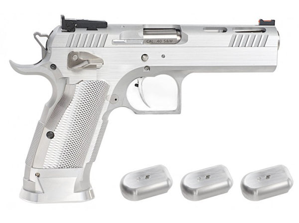 Gunsmith Bros GB01 TF Aluminum Standard GBB Pistol - Silver