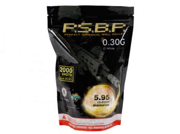 G&G P.S.B.P. 6mm 0.3g Airsoft BB (Gray, 2000rd)
