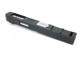 Guns Modify S Style G34 RMR Aluminum Slide With Stainless Steel Silver Barrel Set for TM G17/18C Ver.2
