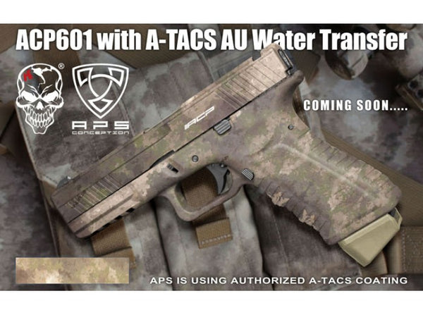 APS - ACP Full Metal CO2 Powered Airsoft GBB Gas Blowback Pistol (A-TACS)