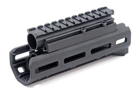 Hephaestus AKS-74U M-LOK Handguard Set w/Rail Gas Tube for GHK/LCT AK Series(Type III Hard-Coat Anodized)