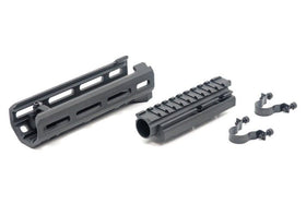 Hephaestus AKS-74U M-LOK Handguard Set w/Rail Gas Tube for GHK/LCT AK Series(Type III Hard-Coat Anodized)