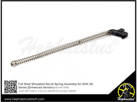 Hephaestus Full Steel Simulated Recoil Spring Assembly for GHK AK Series (Enhanced Version)