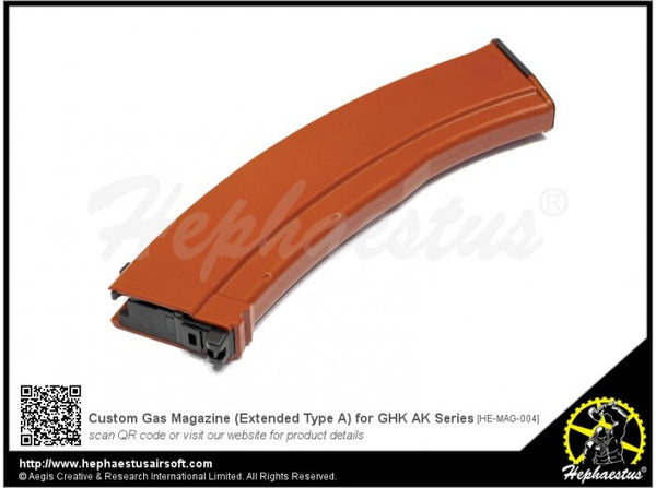 Hephaestus Custom Gas Magazine (Extended Type A) for GHK AK Series