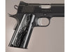 Hogue - Govt. Model Black Pearlized-Polymer Ambidextrous Safety Cut for 1911