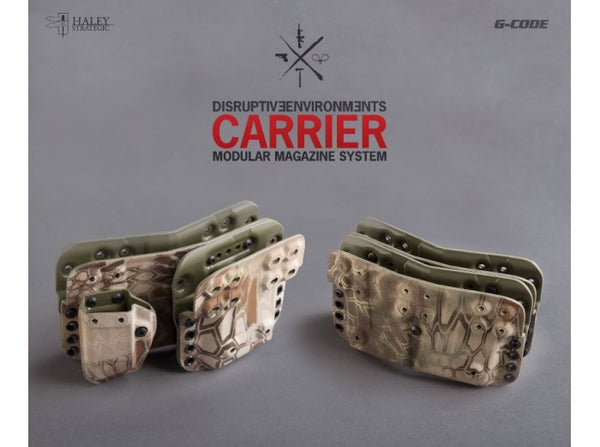 G-Code - The HSP Disruptive Environments Carrier set (2 x M4 Mags & 3 x Glock17 Mags, with ISS Leg System)