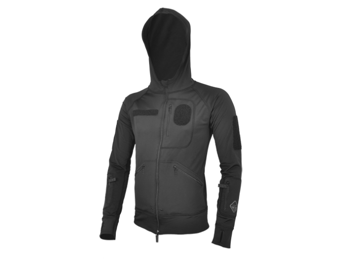 hazard 4 beachhead fuzzy lycra hoodie black Bunny Workshop