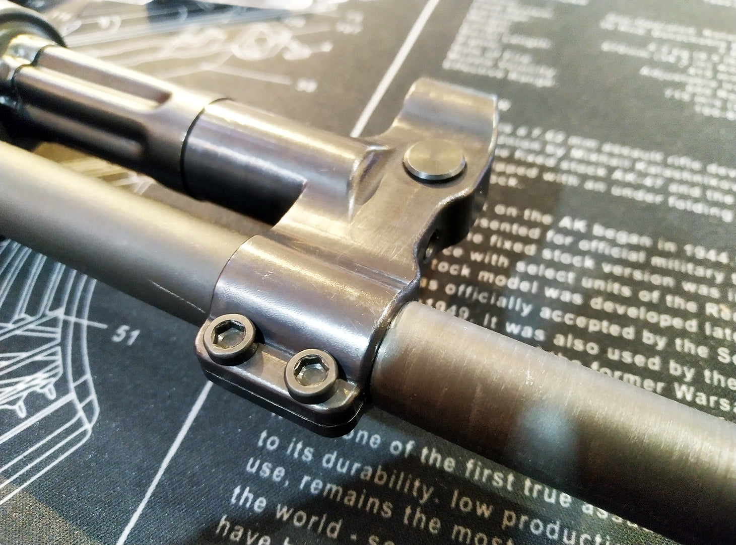 Daruma Custom - RD Type AK Front Sight/Gas Block Combo (For