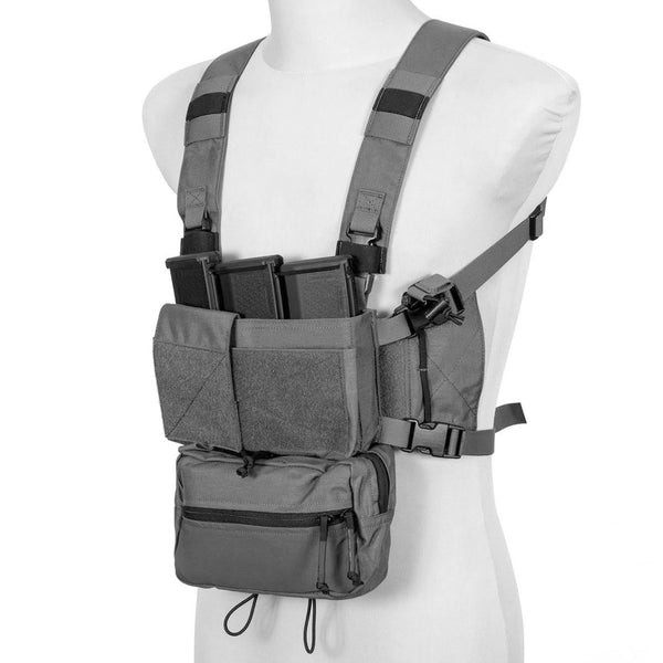 TWINFALCONS MFC2.0 Micro Fight Chest Rig Premium Set (Combat Grey)
