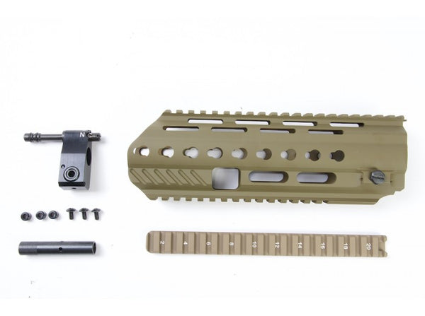 Angry Gun L85A3 Conversion Kit for G&G AEG Version (included Rail System, Top Rail, Gas Block & Gas Piston)