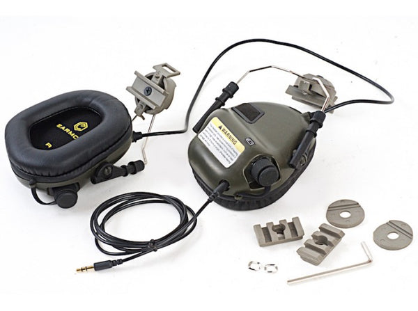 Earmor Hearing Protection Ear-Muff Helmet Version - FG
