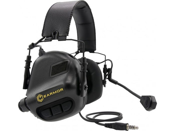 Earmor Tactical Hearing Protection Ear-Muff M32-MOD1 (2018 New Version) Black