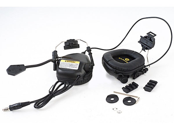 Earmor Tactical Hearing Protection Helmet Version Ear-Muff - BK