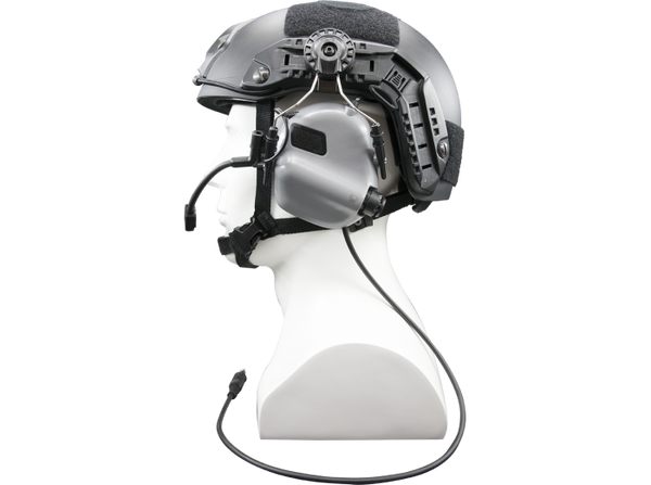 Earmor Tactical Hearing Protection Helmet Version Ear-Muff (2018 New Version) Gray