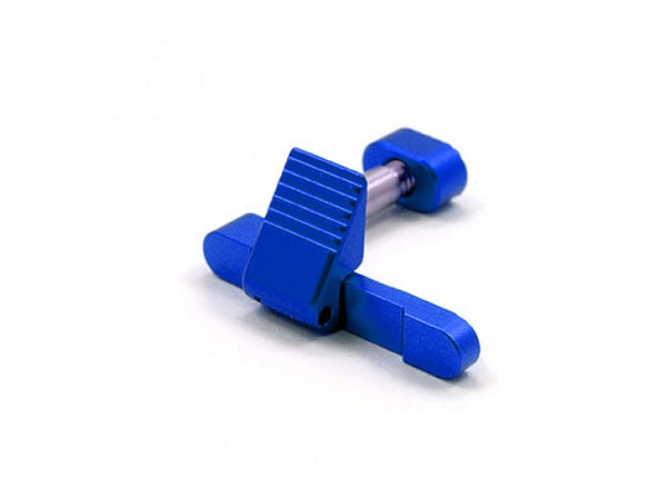 UAC CNC Ambi Magazine Release for Marui M4A1 MWS GBB  (Blue)