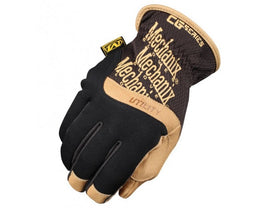 Mechanix Wear Gloves, CG Ultility, Black/Leather (Size S)