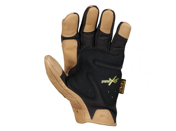 Mechanix Wear Gloves, CG Padded Palm, Black/Leather (Size M)