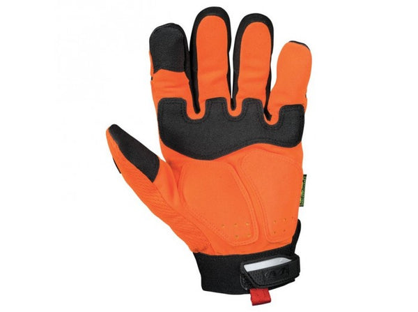 Mechanix Wear Gloves, Safety M-Pact - Orange (Size M)