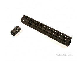 Iron Airsoft - NSR MLOK Rail for AEG & GBB Profile (13.5 inch / Black)