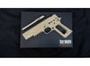 Nova - M45A1 CQBP Aluminum Slide & Frame (DX) Kit for Marui Airsoft 1911 GBB Series - Cerakote FDE