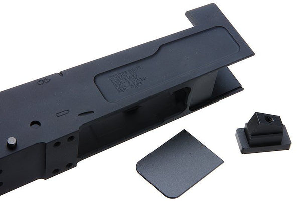 EMG Sharps Bro Licensed MB47 Receiver for Tokyo Marui AKM GBBR - BK (M4 Buffer Tube Style) (by Dytac)
