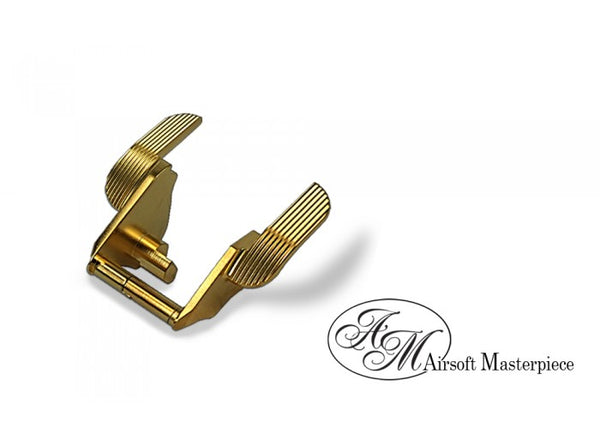 Airsoft Masterpiece Steel Thumb Safeties ¨C SV ( Gold )