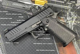 Nova **2011 Staccato-P RMR version CNC Full kit for Tokyo Marui Hi-capa Airsoft GBB series