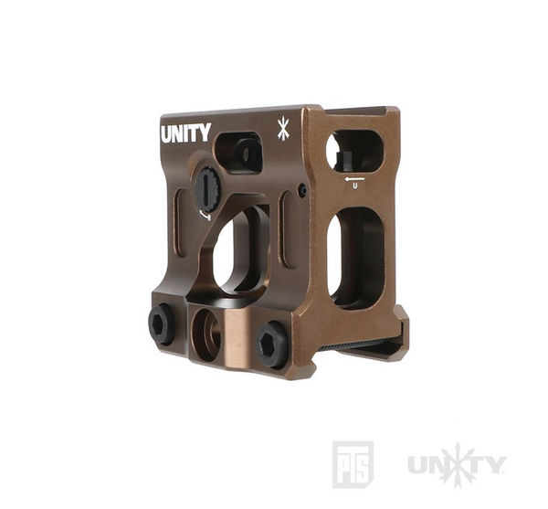 PTS Unity Tactical FAST ™ Micro Mount for AP Micro H1, H2, T1, T2, CompM5 Spec. ( 20mm Rail ) ( Dark Earth )