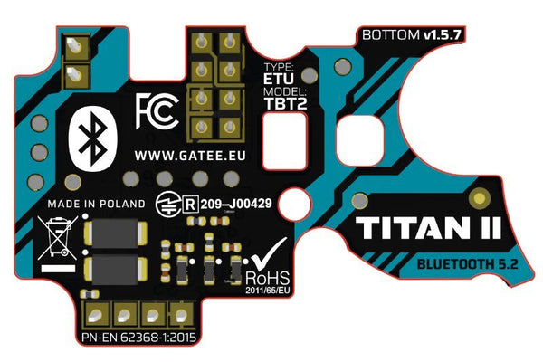 GATE TITAN II Bluetooth for V2 GB (AEG Front Wired)