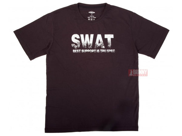 TRU-SPEC Military Style BLACK SWAT T-Shirt - Size XL