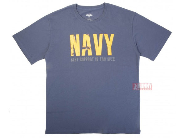 TRU-SPEC Military Style BLUE NAVY T-Shirt - Size XL