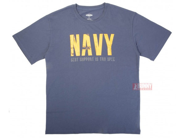 TRU-SPEC Military Style BLUE NAVY T-Shirt - Size S