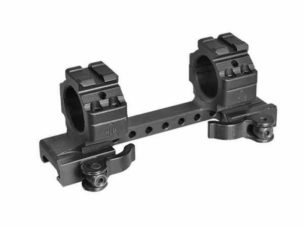 UTG - Integral 1inch Offset QD Lever Ring Mount (2 Slots, 100mm)