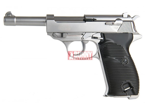 WE P38 L Classic Pistol w/ LED Case (Silver)