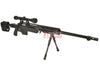 WELL - MB4411D Air-cocking Sniper Rifle w/ Scope & Bipod (Black)