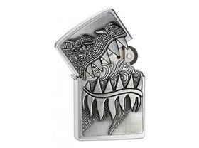 ZIPPO - Firebreathing Dragon Lighter (Brushed Chrome, Limited)