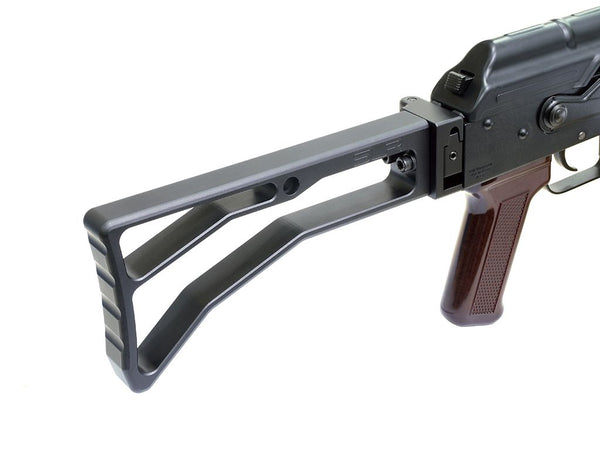 SLR Airsoftworks AK Billet Stock Assemble with Folding and Fixed Stock Adaptors for Marui TM AKM GBBR