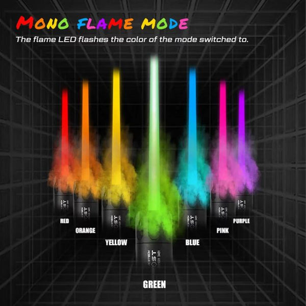 Acetech Bifrost Tracer Unit with Multi Color Flame Effect ( RGB Rainbow ) (M14 CCW)