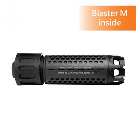 Acetech Predator MKIII Silencer M14 CCW with Blaster M Tracer Inside (Black) (Flame Effect)