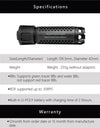 Acetech Predator MKIII Silencer M14 CCW with Blaster M Tracer Inside (Black) (Flame Effect)