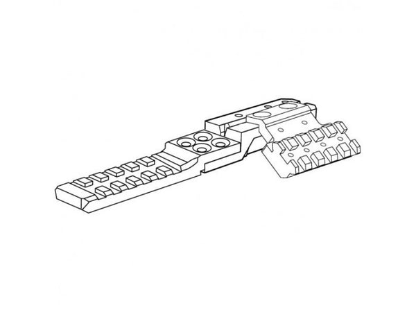 Strike Industries AK Rear Sight Rail Mount Ver. 2