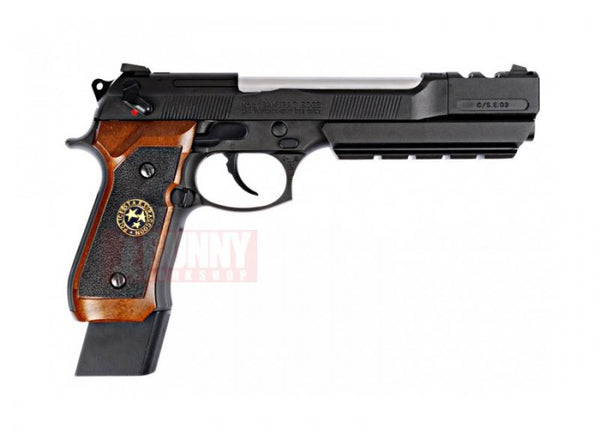 HK3P - Biohazard Samurai Edge B. Burton Model M92 GBB Pistol (Wood Grip) (LONG)