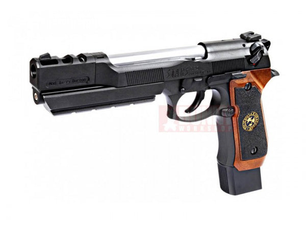 HK3P - Biohazard Samurai Edge B. Burton Model M92 GBB Pistol (Wood Grip) (Full Auto)