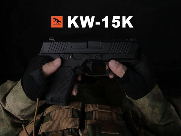 Kizuna Works KW-15K Lebedev PL-15K GBB Pistol ( Black )